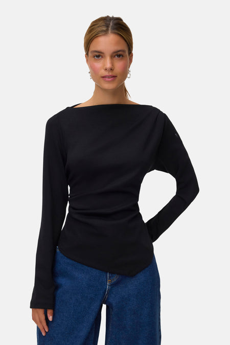 T-shirt à manches longues - Black