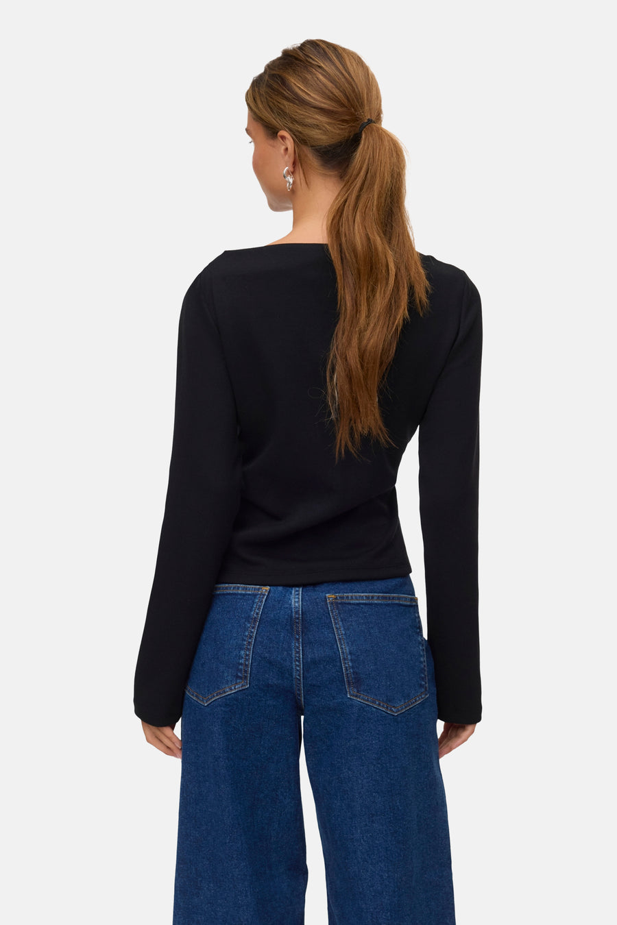 T-shirt à manches longues - Black
