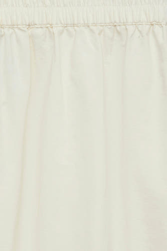 Jupe écru de VERO MODA® avec taille élastique plissée et tissu fluide.