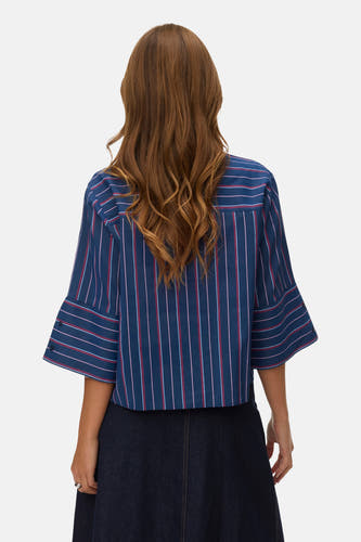 Chemise à manches longues - bleu