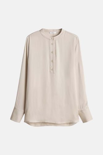 Blouse à manches longues - beige