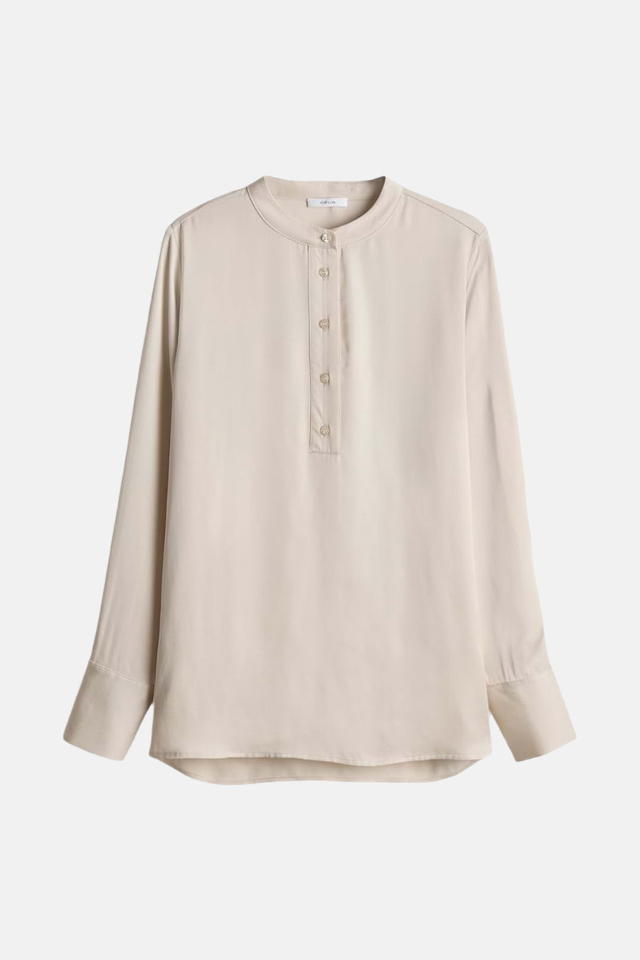 Blouse à manches longues - beige