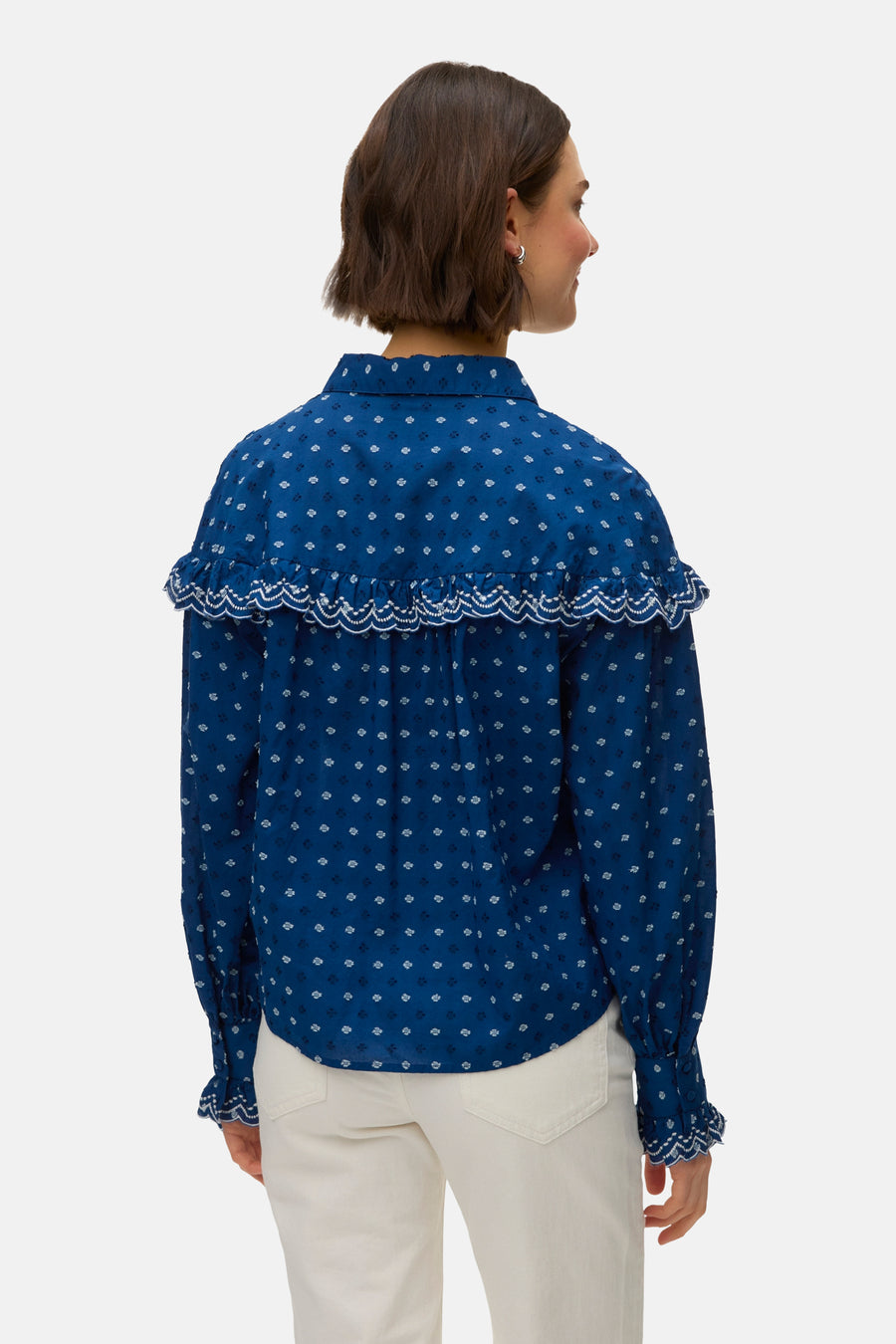 Chemise à manches longues - bleu