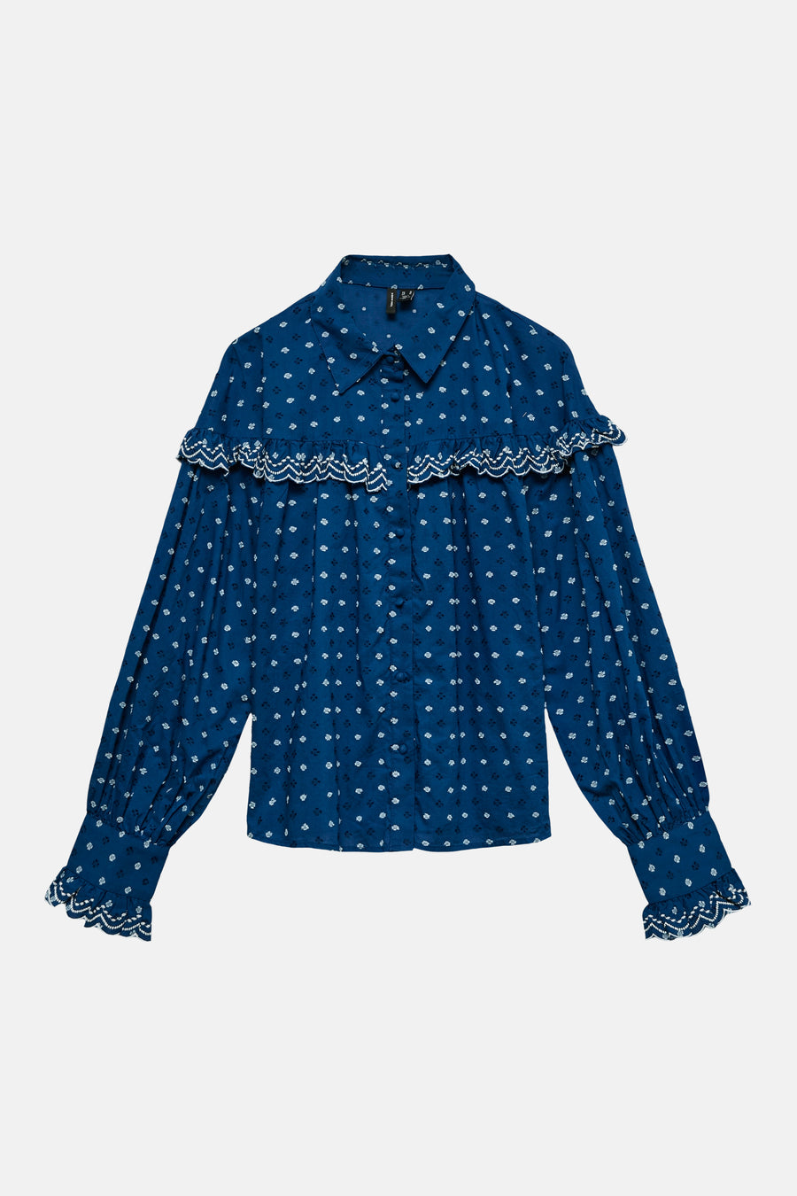 Chemise à manches longues - bleu
