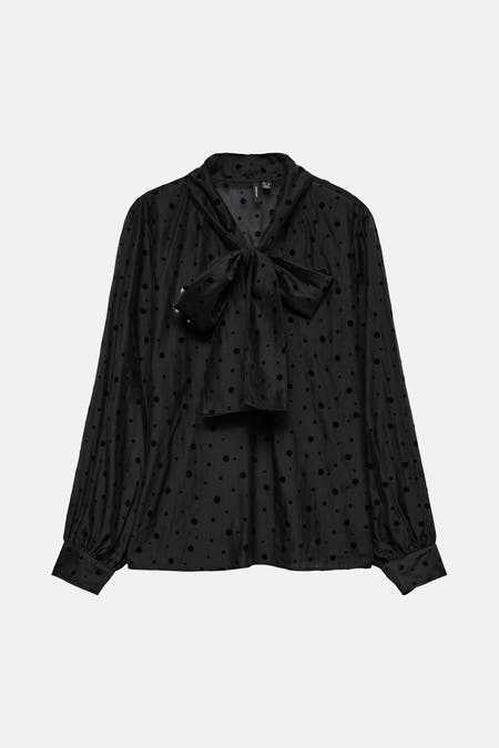 Chemise à manches longues - noir