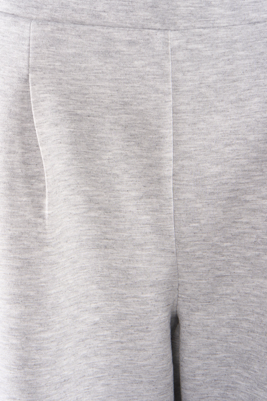 Grijze broek van Vero Moda met een effen dessin en een comfortabele pasvorm.