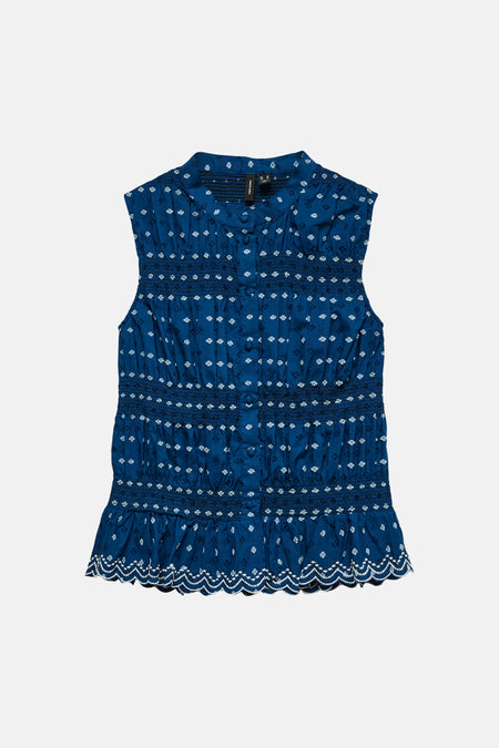 Chemise à manches courtes - bleu