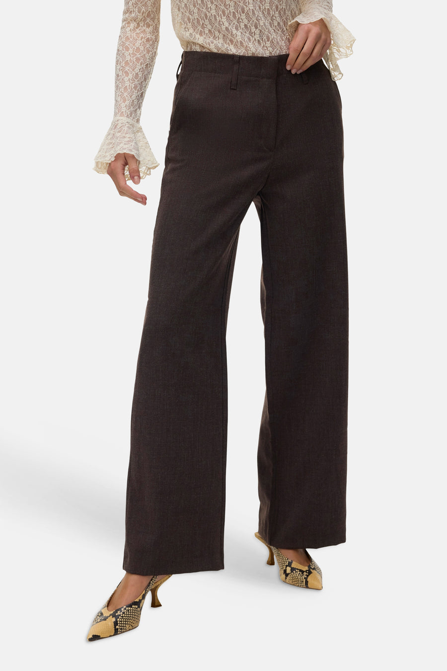 Pantalon brun - VERO MODA®