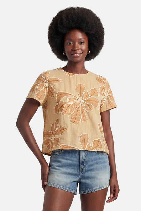 Chemisier (manches courtes) beige - VERO MODA®