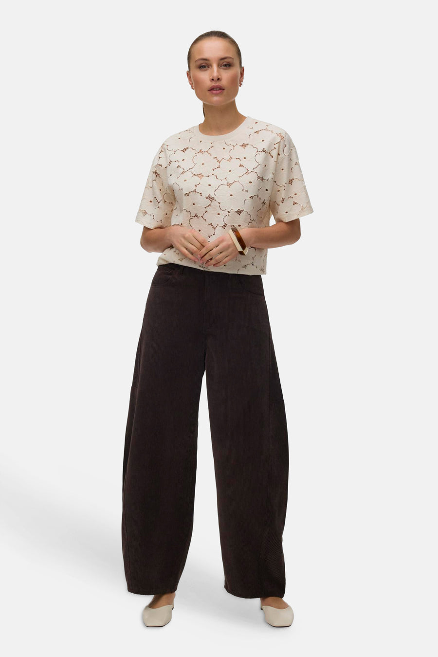 Pantalons 5 poches brun - VERO MODA®