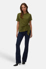 Top uni manche courte vert - VERO MODA®
