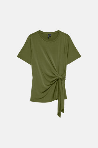 Top uni manche courte vert - VERO MODA®