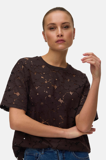 Chemisier (manches courtes) brun - VERO MODA®
