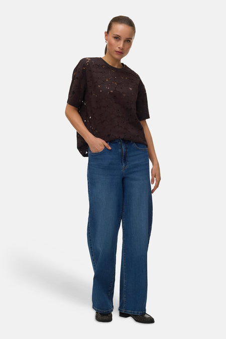 Chemisier (manches courtes) brun - VERO MODA®