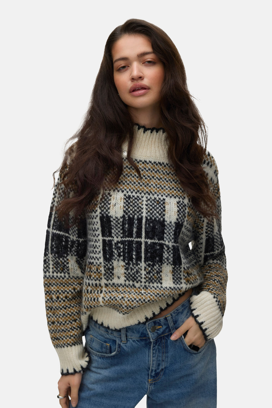 Pull col O Écru - VERO MODA®