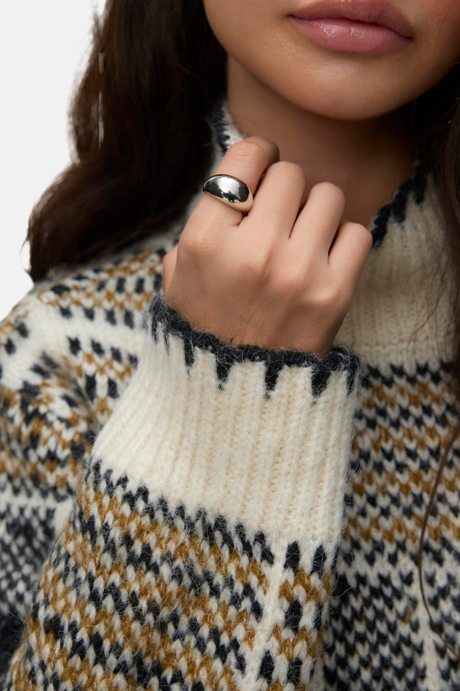 Pull col O Écru - VERO MODA®