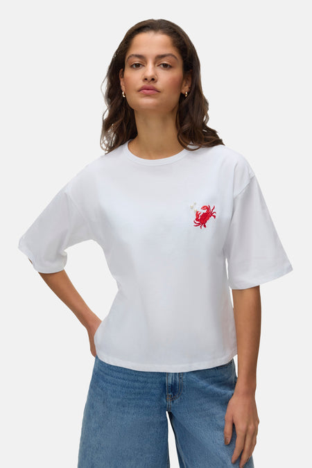 Top uni manche courte blanc - VERO MODA®