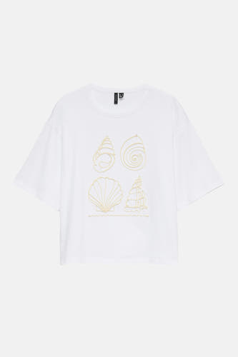 Top uni manche courte blanc - VERO MODA®