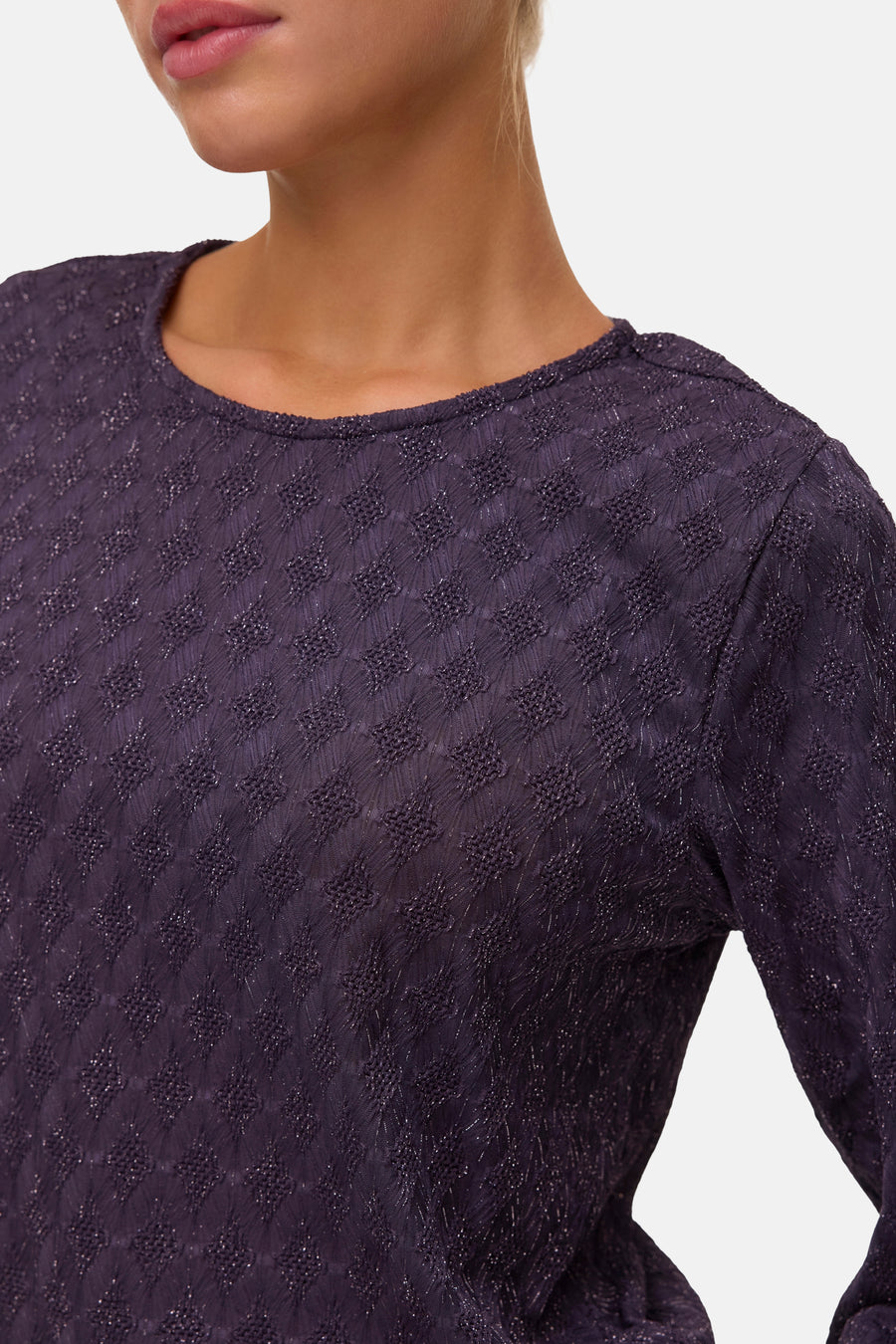 Pull col V mauve - VERO MODA®