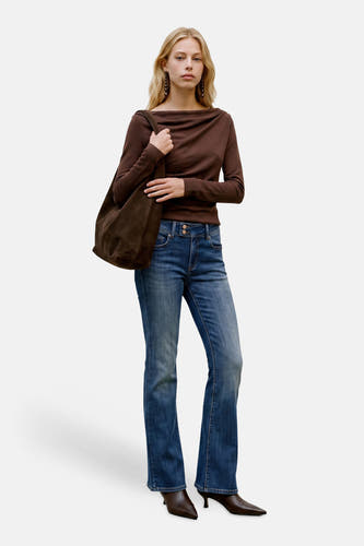 Top uni manche longue brun - VERO MODA®