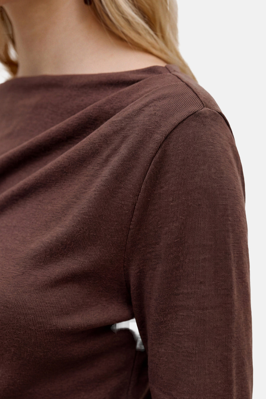 Top uni manche longue brun - VERO MODA®