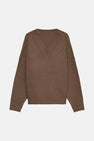 Pull col V brun - VERO MODA®