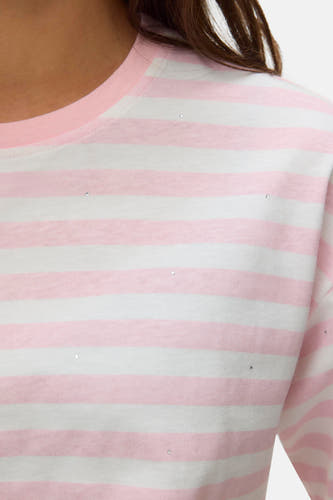Top uni manche courte rose - VERO MODA®