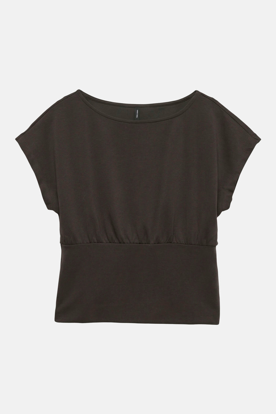 Top uni manche courte brun - VERO MODA®