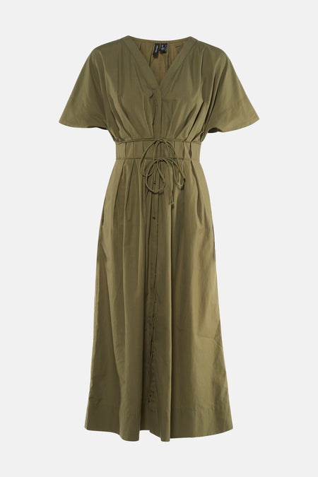 Robe à manches courtes - kahki