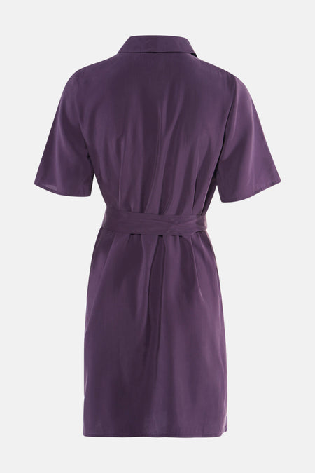 Robe à manches courtes - violet