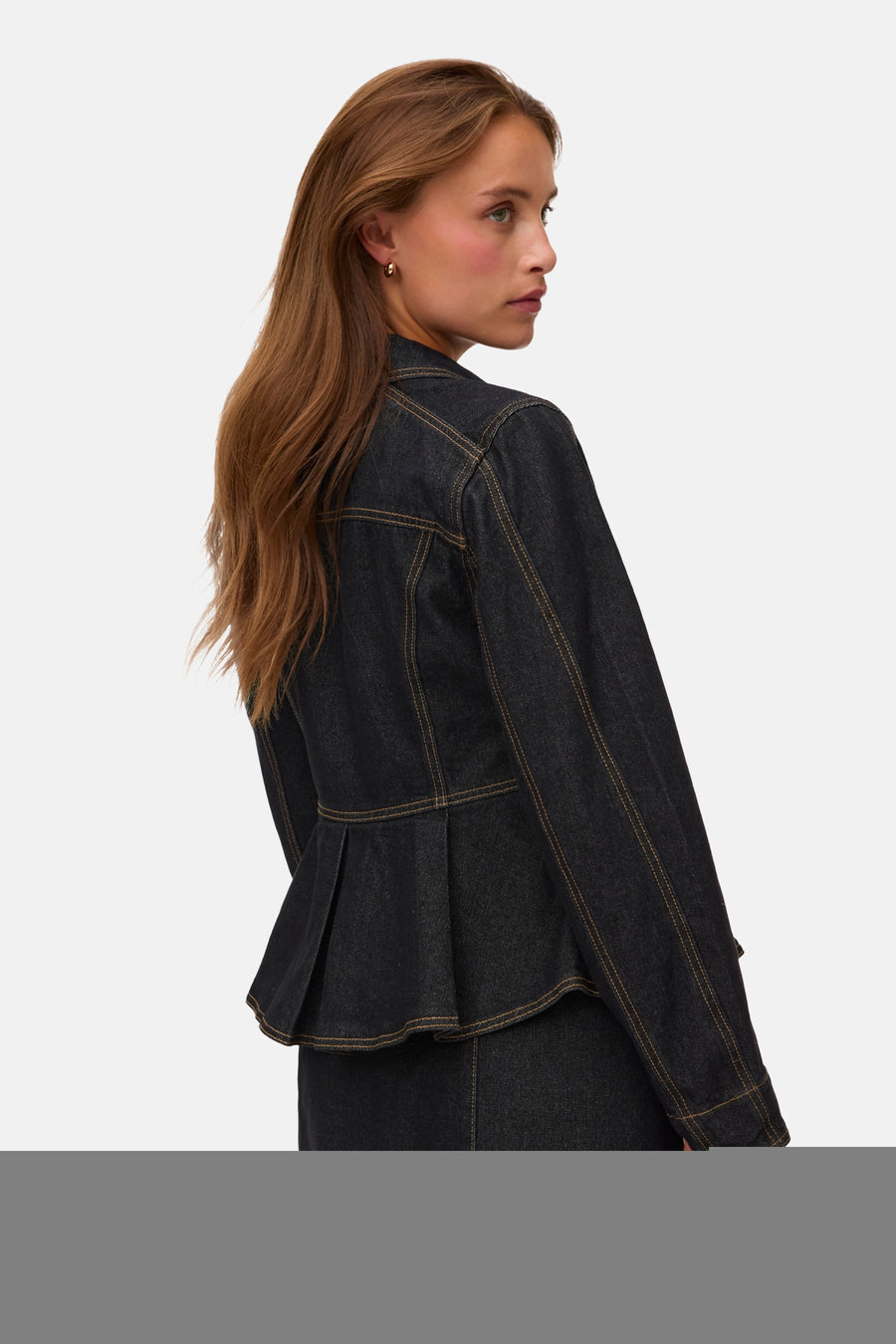 Chemise en jean - dark grey denim
