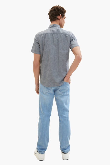 Chemise &agrave; manches courtes - bleu