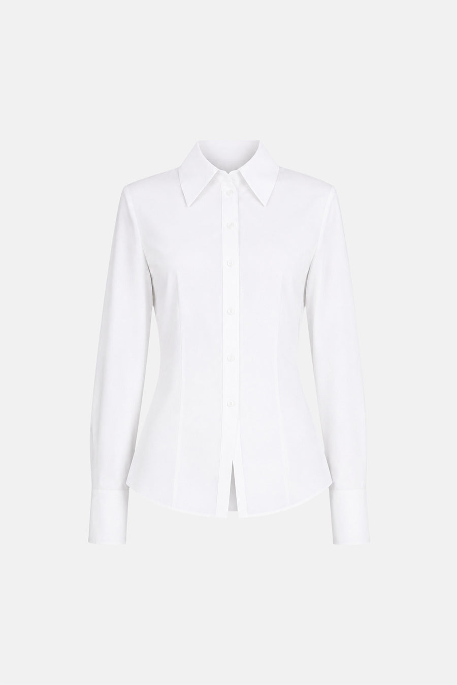 Chemise à manches longues - blanc