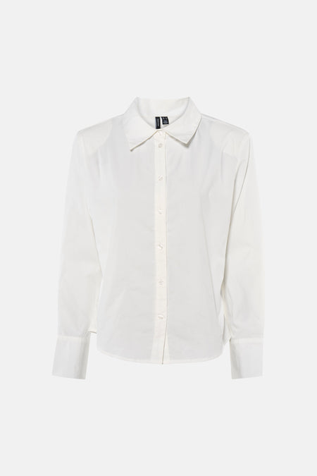 Chemise à manches longues - blanc