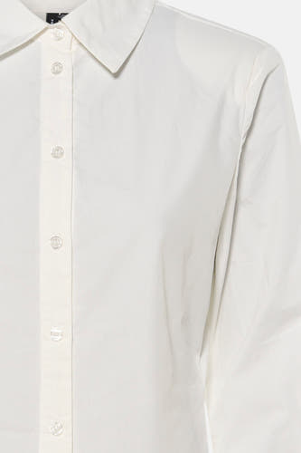 Chemise à manches longues - blanc