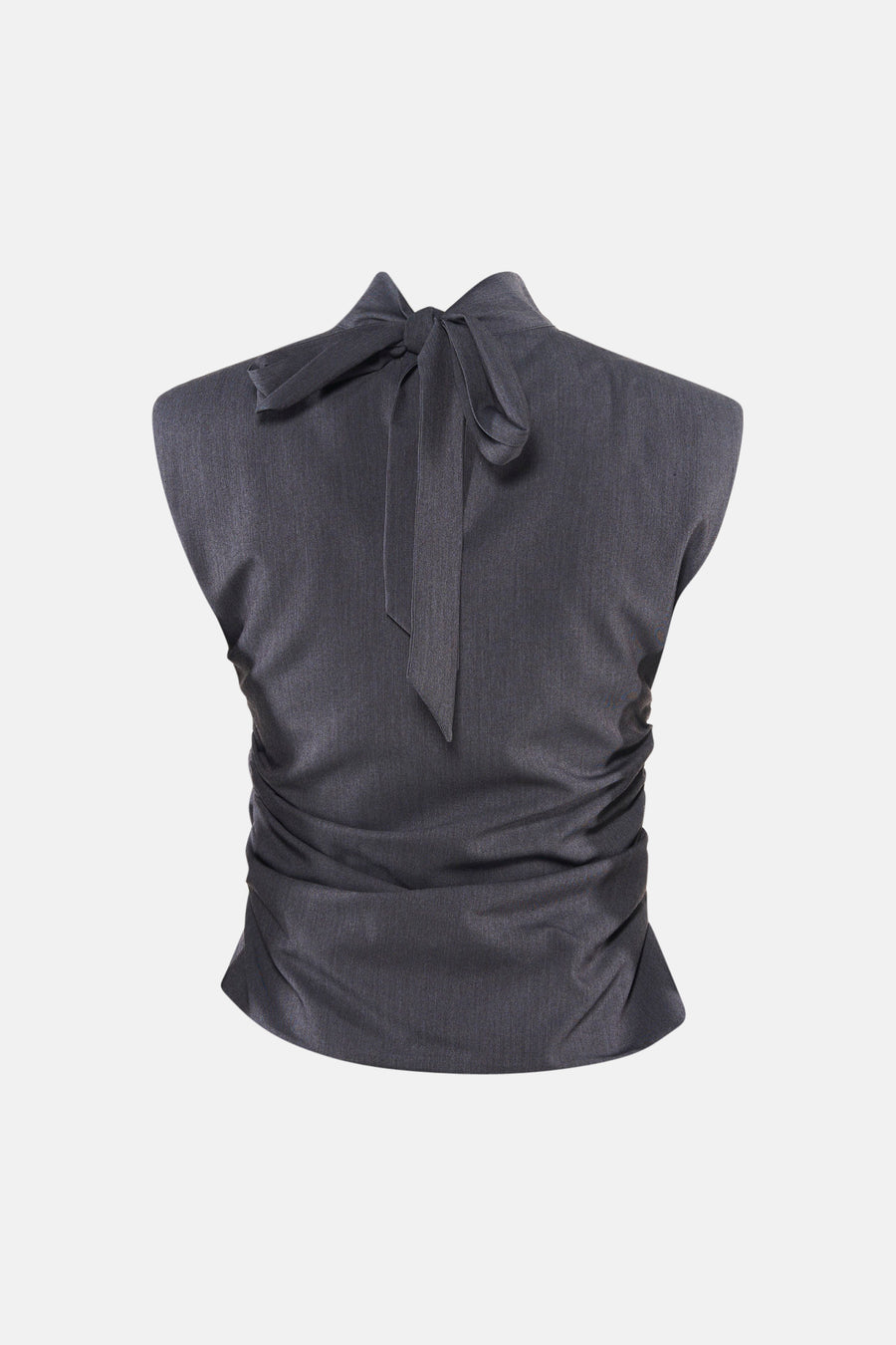 Blouse sans manches - gris