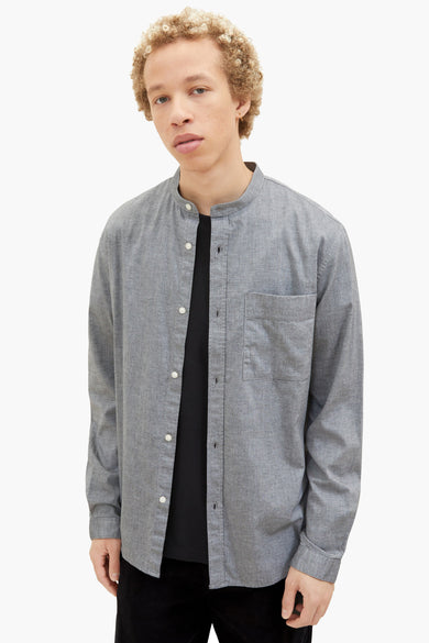 Chemise &agrave; manches longues - noir