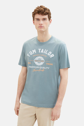 T-shirt (manches courtes) bleu - TOM TAILOR