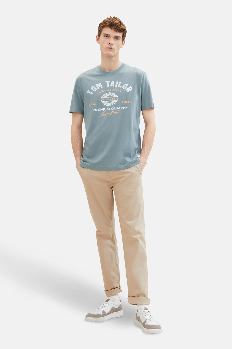 T-shirt à manches courtes - bleu - TOM TAILOR