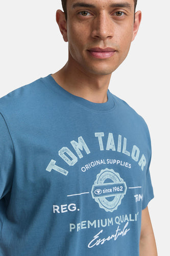 T-shirt à manches courtes - bleu - TOM TAILOR