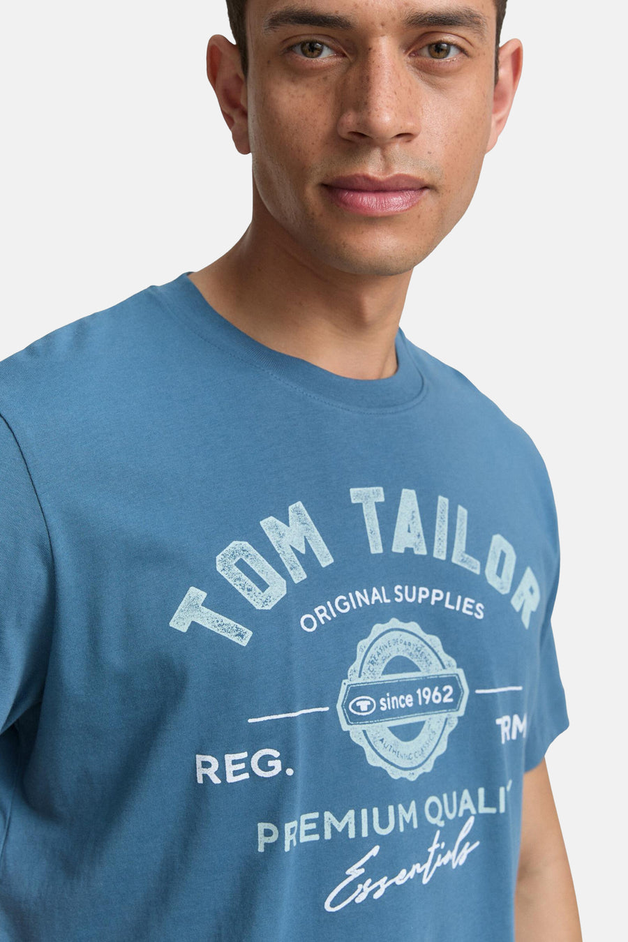 T-shirt à manches courtes - bleu - TOM TAILOR