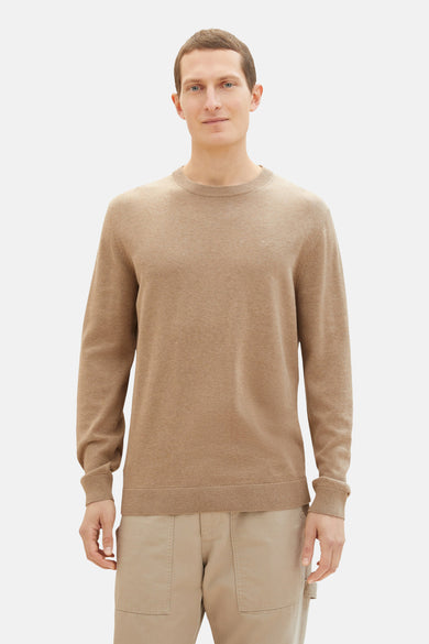 Pull col O Beige - TOM TAILOR