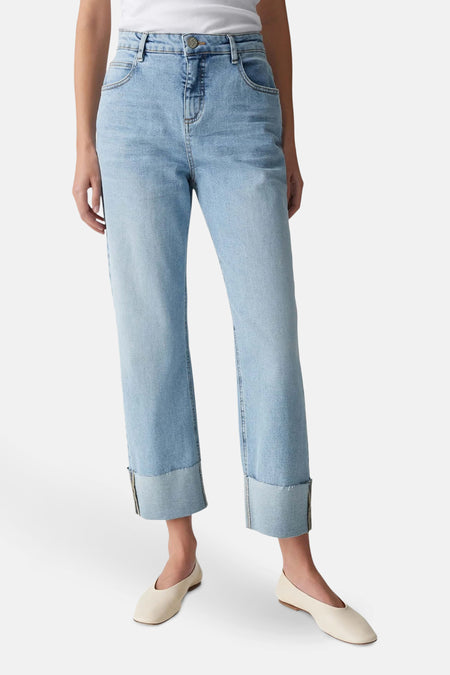 Jeans straight Light blue denim - OPUS