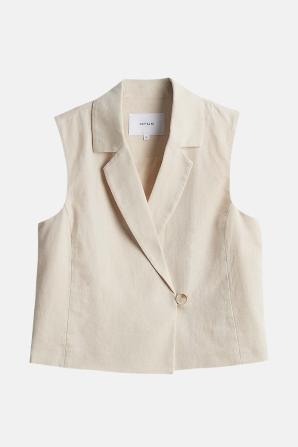 Gilet Écru - OPUS