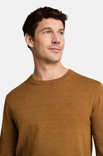 Pull col O brun - TOM TAILOR
