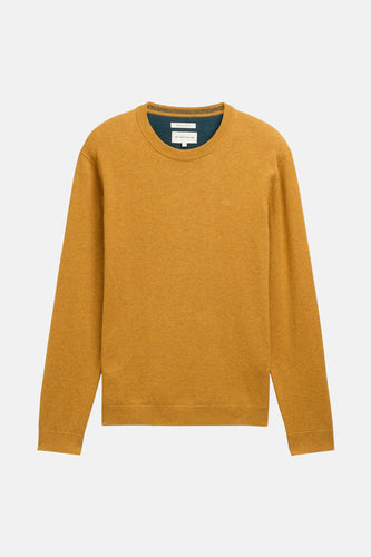 Pull à col rond - jaune - TOM TAILOR - 6