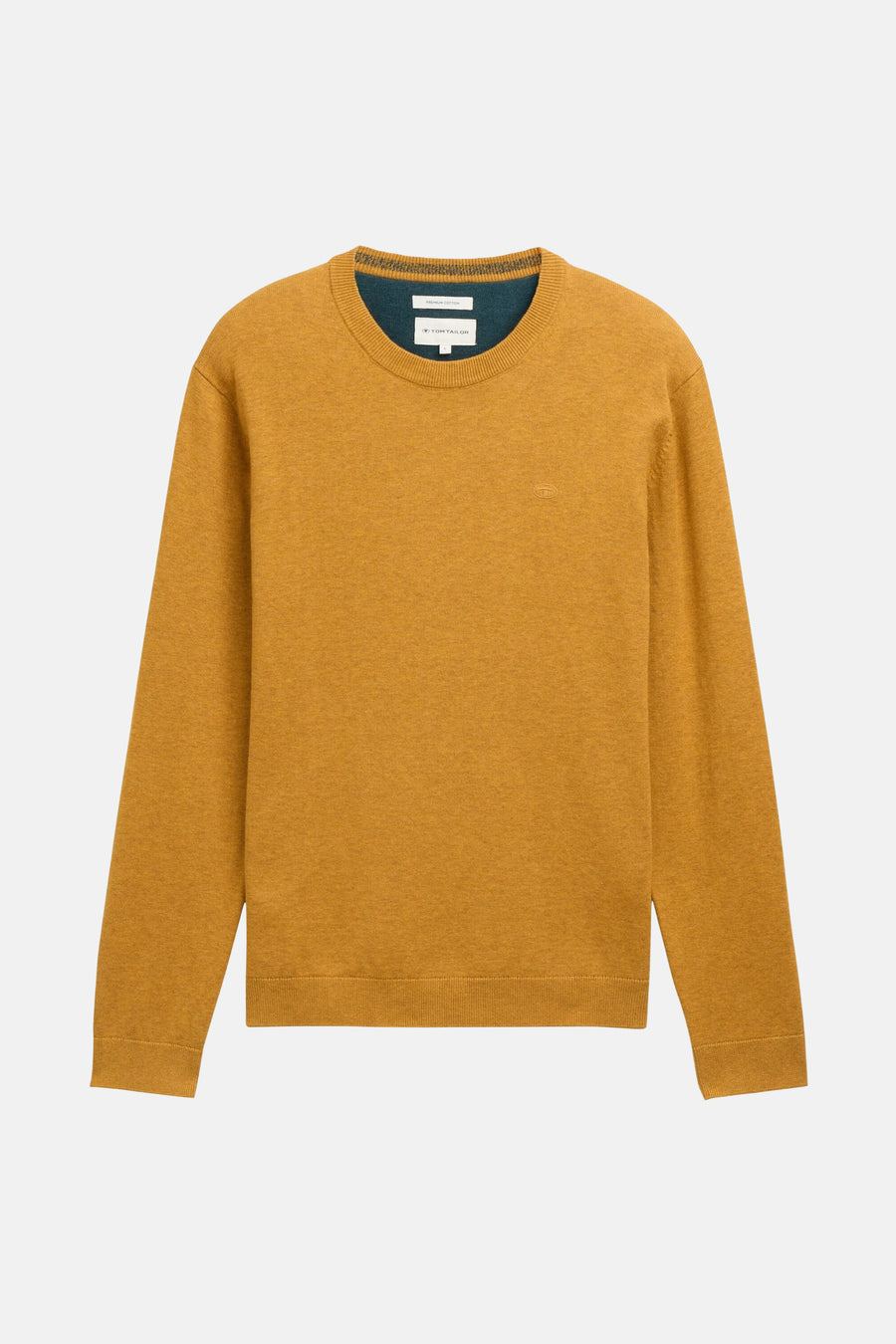 Pull à col rond - jaune - TOM TAILOR - 5