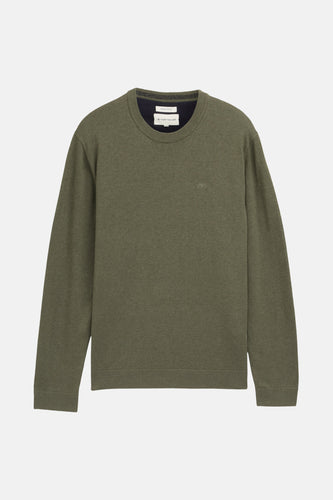 Pull à col rond - vert - TOM TAILOR