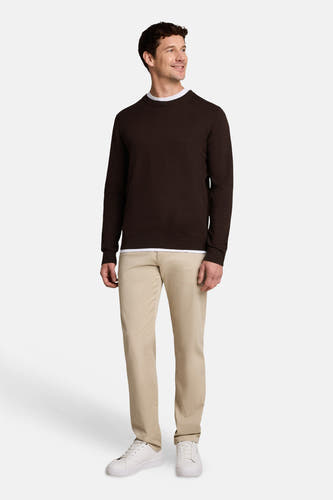 Pull col O brun - TOM TAILOR