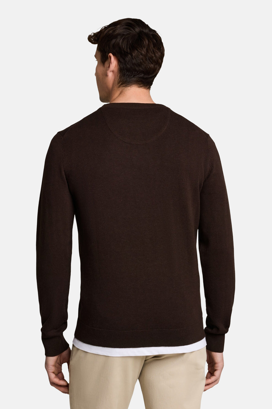Pull col O brun - TOM TAILOR